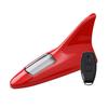 Solar Shark Fins Antenna Light for Car Roof Top LED Warning Lamp with Magnetic Mount Waterproof Auto Tail Decorative Night Safety Light for Cars