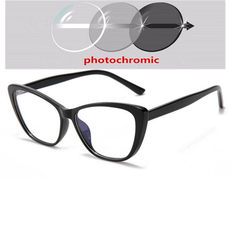 Leopard Frame Anti Blue Rays Cat Eye Prescription Eyeglasses Women Men  Spring Leg Myopes Lunettes 0 -0.5 -0.75 -1.0 To -6.0