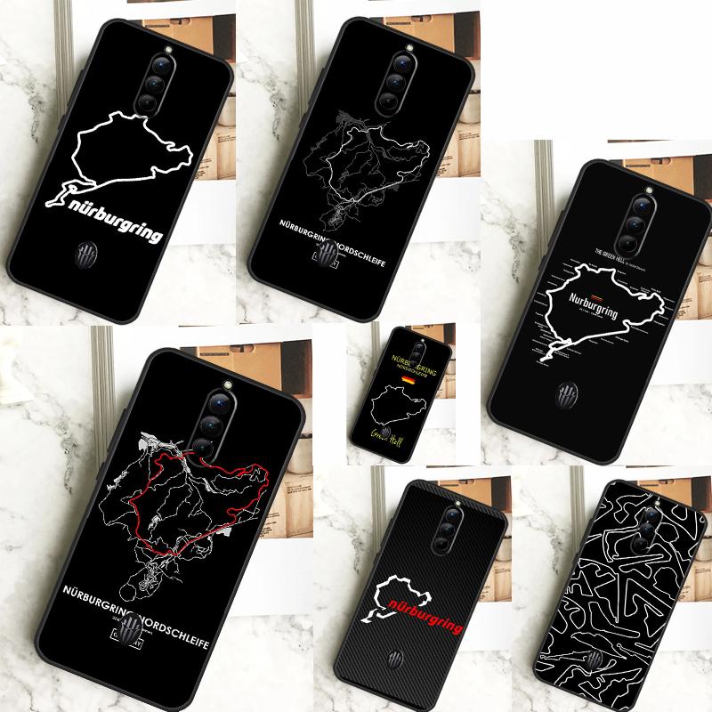 Nurburgring F1 Circuit Case For ZTE Nubia Red Magic 9 8 8S Pro Plus RedMagic 6S 7S Pro 6 7 Pro 5S 6R 5G Back Cover
