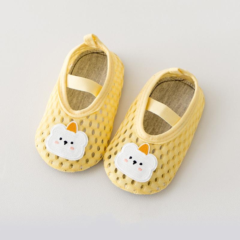 Baby Shoes For Boys Girls Cartoon Socks Toddler Hollow Out First Walkers Anti Slip Soft Sole Non Slip Children's Shoes Indoor Floor Sock