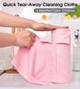 Microfiber Cleaning Cloth Roll - Tear-Away Reusable Microfiber Paper Towels, Lint-Free, Washable, 20 Sheets for Kitchen, Dishes