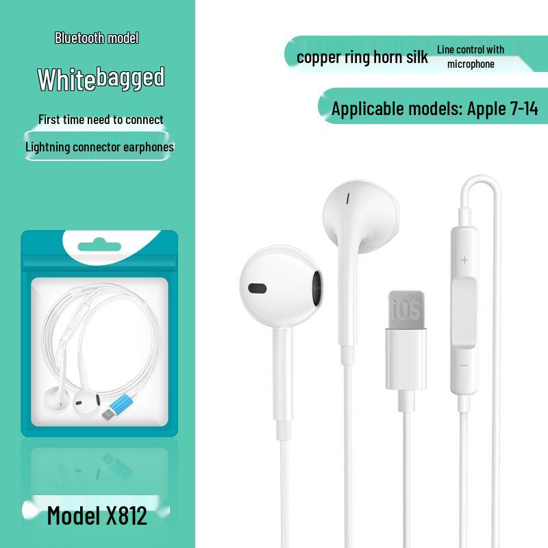 Apple Kabelgebundene Kopfhörerkabel für iPhone 14/15/16/17 mit In-Ear Gaming-Steuerung