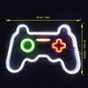 Geschlechtsneutrales Neon-Gamecontroller-Licht für Innendekoration