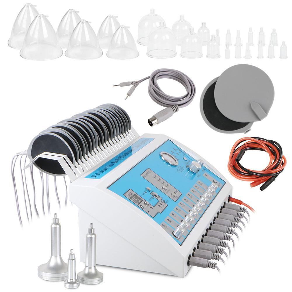 2 in 1 Microcurrent BIO Body Slimming Machine Breast Enhancement Massager For Lymphatic Detox