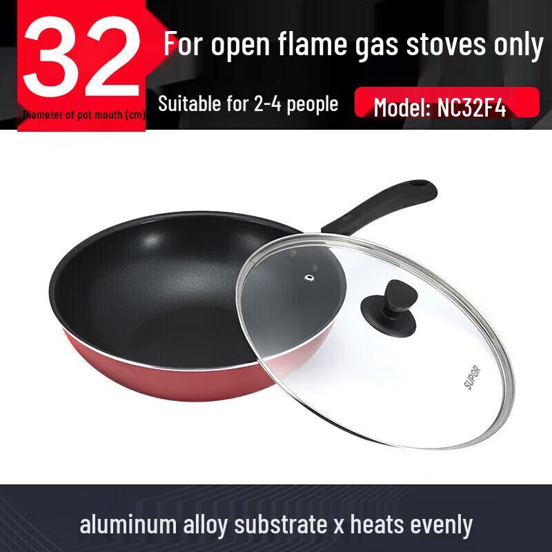 SUPOR Non-stick Wok for Gas Stoves