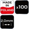 Spacers with Circle 2.0 Mm, 100 Pcs.