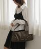 Iugamakaras Studded Hobo Bag (Brown)