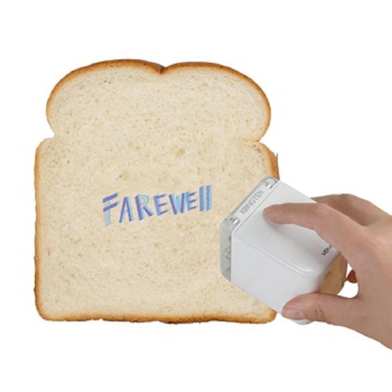 MBrush Lebensmittelechter Drahtloser Tintenstrahl-Minidrucker für Brot, Kuchen & Kekse
