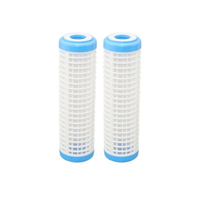 2 Piezas Elementos de Filtro Domésticos Filtro de Agua de 10" Prefiltro Filtro de Bomba Filtro Eficaz para Tubería de Agua Material Plástico
