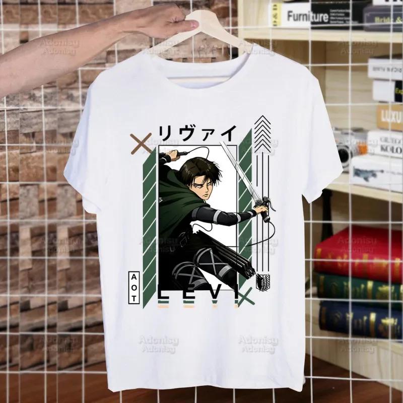 Shingeki no Kyojin Funny T Shirt Men Casual Short Sleeve Attack On Titan Tshirt Homme Manga Japanese Anime Allen T-shirt Tees