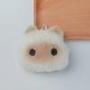 Soft Squeeze Capybara Plush Keychain Capybara Animal Star Squeak Toy  Backpack Decor