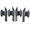 Matte Black Exterior Door Bowl Cover Trim Decor Bezels for Ford Ranger