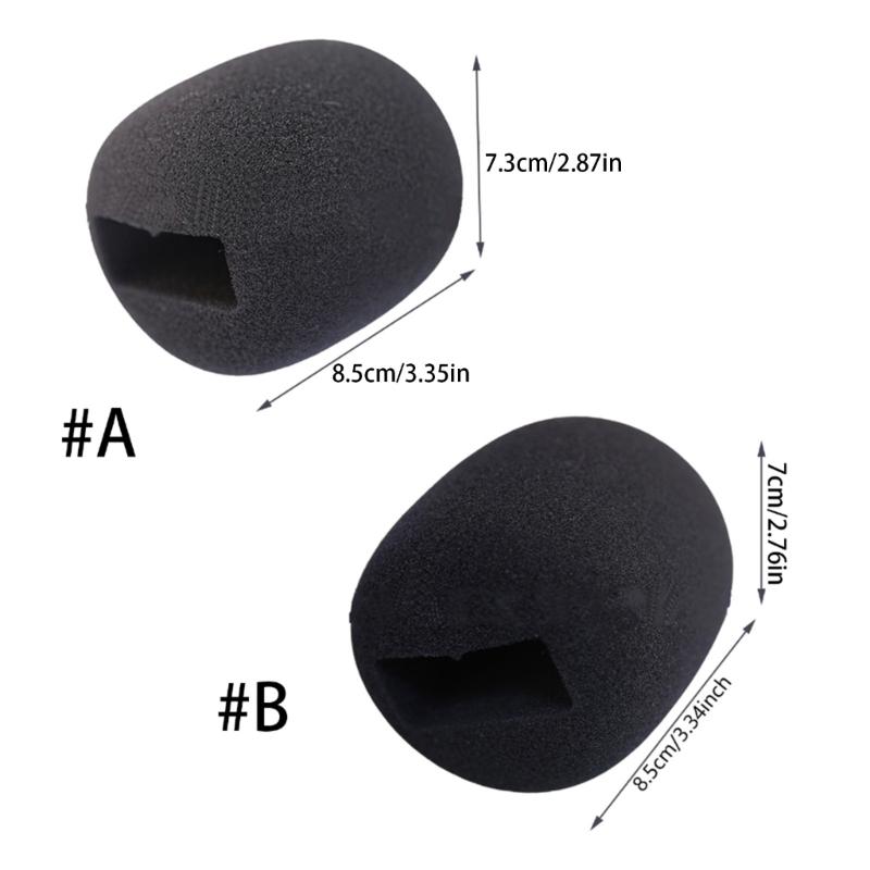 Professioneller Schwammüberzug für Ansteckmikrofon Winddichte Mikrofon-Schwammabdeckung zur Verbesserung der Klangqualität