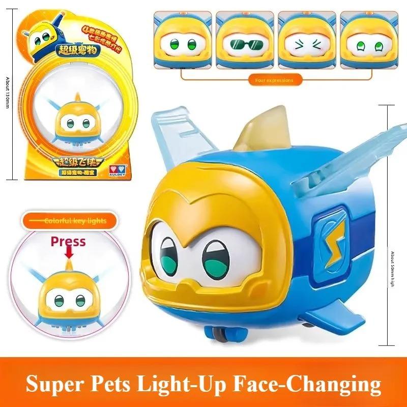 Super Wings Cartoon Transforming Toys Jett Paulie Dizzy Mira Wish Protector with Energy Ball Gift
