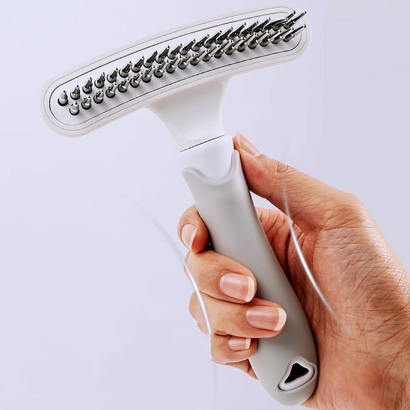 Dog Comb Rake Combs for Dogs Hair Cleaning One Button Dog Grooming Brush Massage Dogs Comb Self Cleaning Cat Brush Pet Products