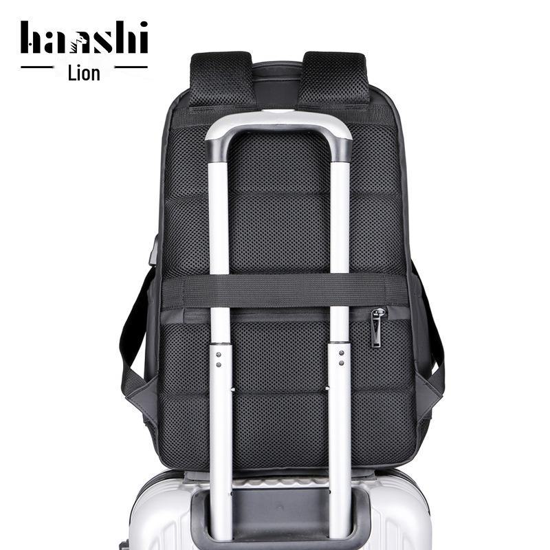 High-End Fashion Backpack: Lightweight, Waterproof, Unisex, Travel & Commuter Bag with Laptop Compartment