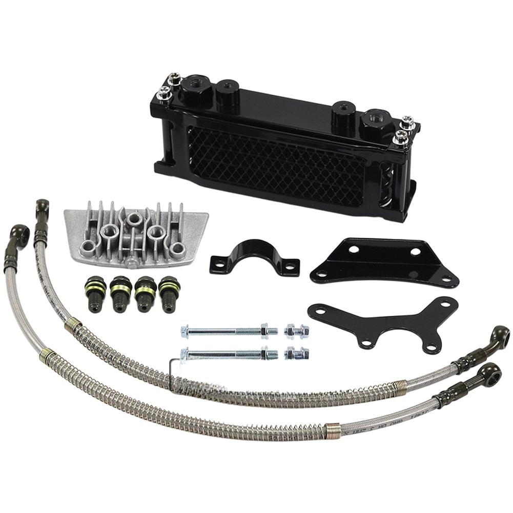 Motorbike Oil Cooler Aluminum Oil Cooler Aluminum Construction Efficient Heat Dissipation Sturdy Off Road Radiator