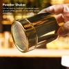 Powder Shaker Stainless Steel Rust Resistance Gold Fine Mesh Powder Sugar Shaker for Kitchen Powder Shaker Can Kitchen Supplies