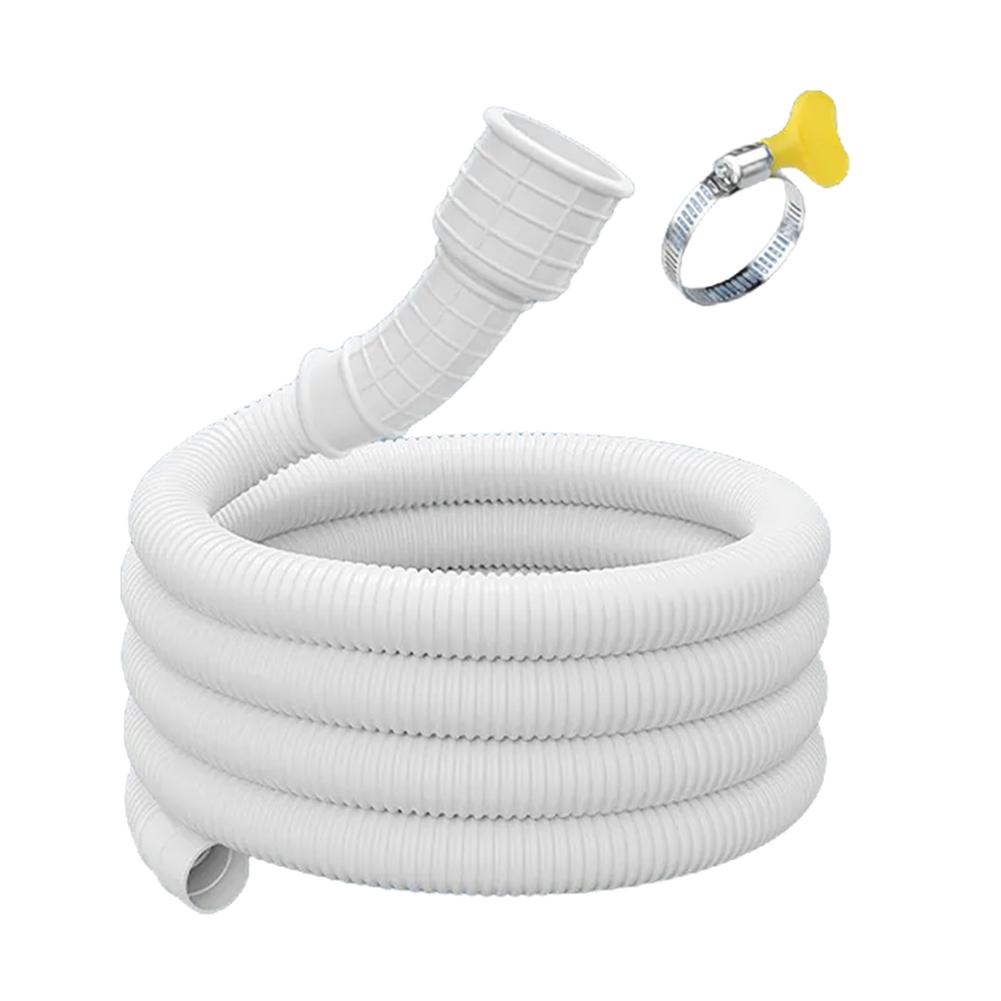 1-3M Washing Machine Water Pipe Hose Air Conditioning Drainage Hose Waste Hose Extension Pipe With Hose Clamps