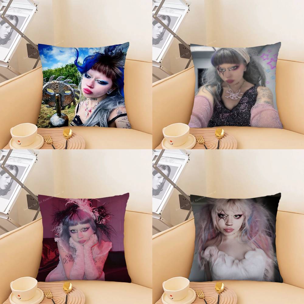 pc Singer JJazmin Bean Pillow Case Fashion Square Pillowcase Bedroom Sofa Room Ins Decoration Leisure