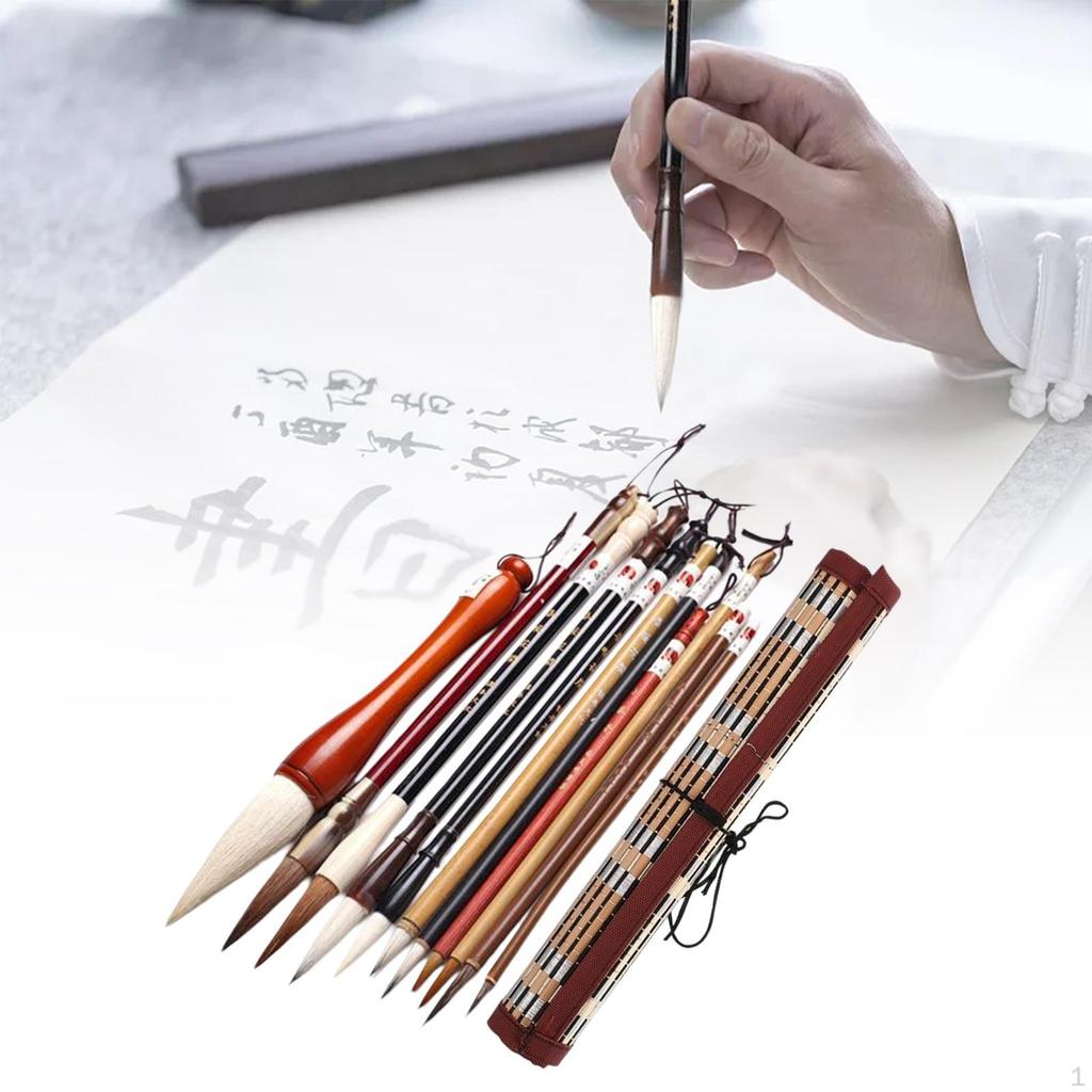 Brushes for Ink Drawing In Chinese and Japanese Techniques with Holder