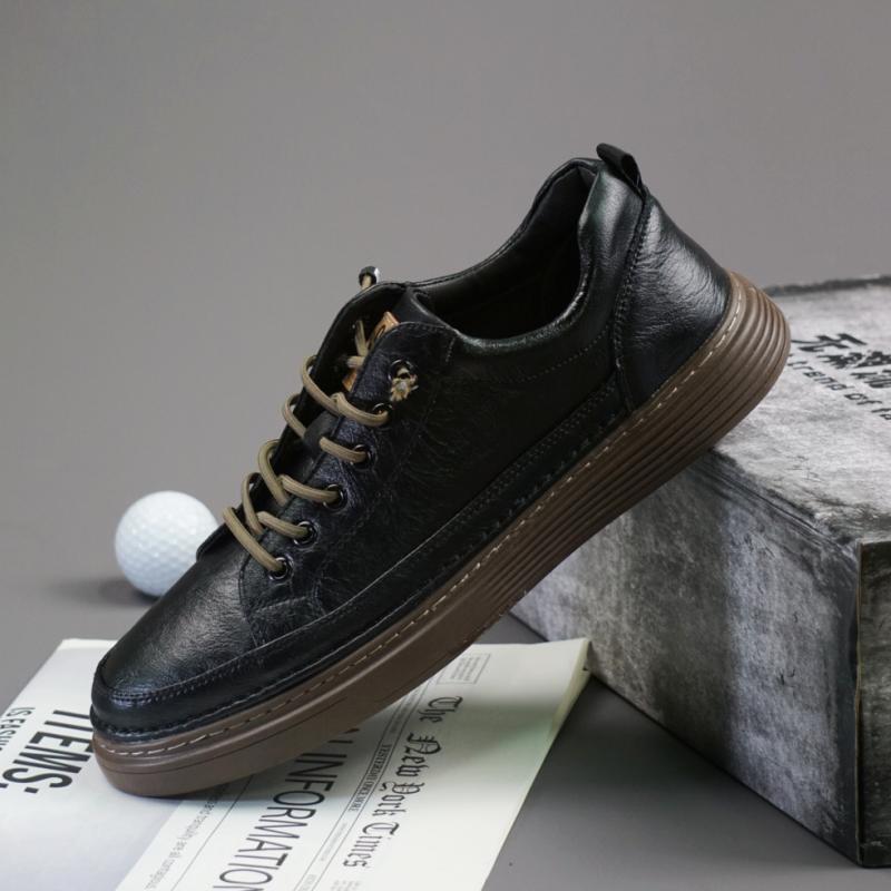 Fashion Official Website Hot Selling Men's Leather Casual Shoes Trend Oxford Shoes Office Men's Business Shoes Versatile Classic