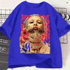 Übergroßes T-Shirt Sommer Sängerin Doja Cat Mode T-Shirts 100% Baumwolle T-Shirt Für Unisex Y2k Klassisch Große Größen Kurzarm