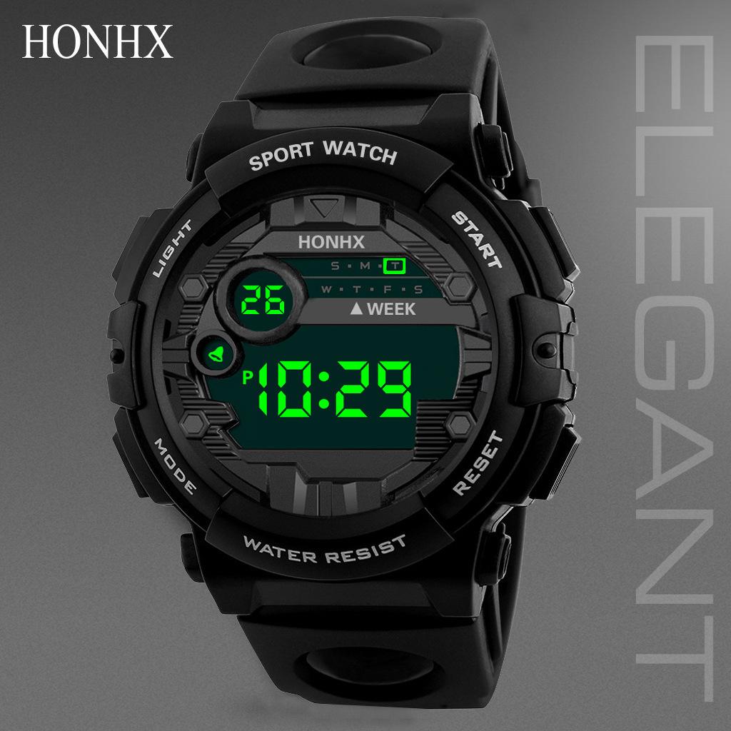 Male Electronic Watch Sports Youth Fashion Trend Watches Student Multifunctional Outdoor Sports Electronic Wristwatch