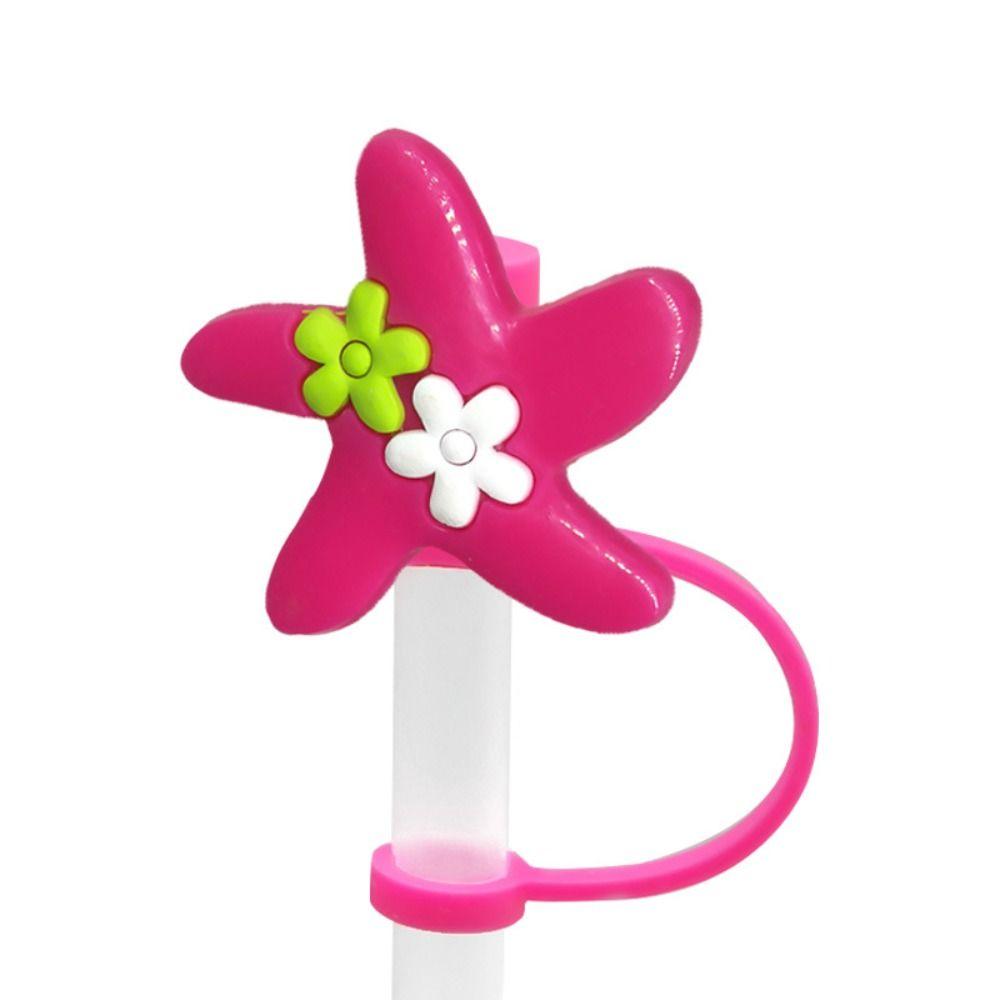 Splash Proof Straw Tip Covers Airtight Straw Topper Cute Drinking Dustproof Cap  Cup Accessories