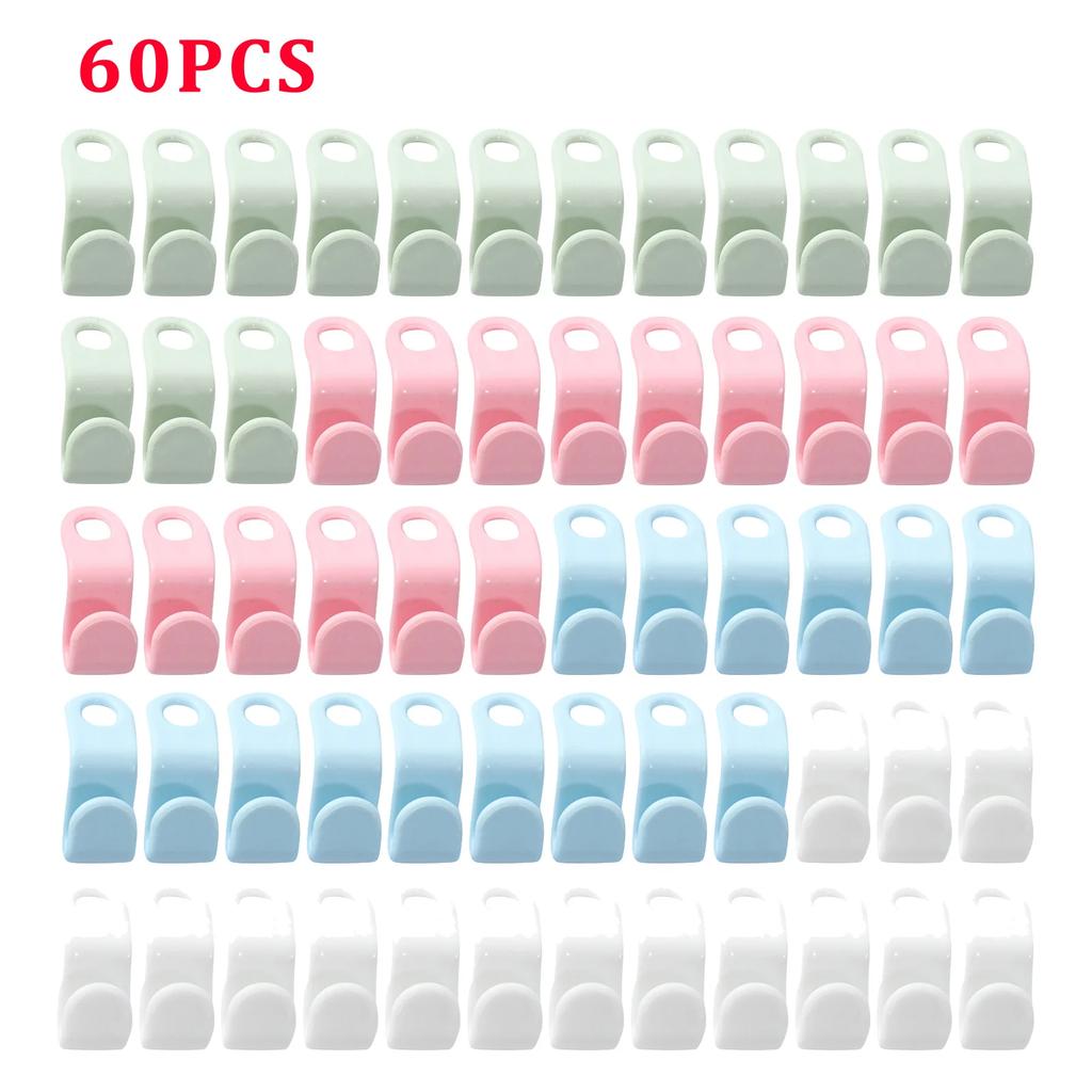 10/50 PCS Cascading Hanger Extender Hooks Space Saving Closet Hanger Organizer Closet Space Saver for Shirt Clothes Coat Hangers