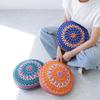 Raw wool itohenlab knitting kit Moroccan style cushion cover #10-10