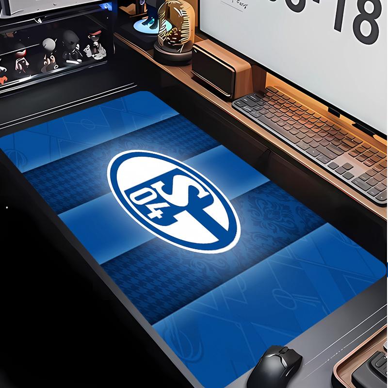 Tappetino per Mouse con Motivo Calcio Schalke 04 Non?Tappetino Mouse da Gioco Antiscivolo con Base in Gomma per Scrivania Ufficio Casa