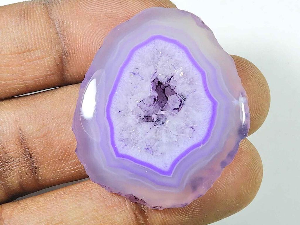 68Cts. Dyed Druzy Agate Fancy Healing Crystal Cabs Loose Gemstone 32X38 MM SK-2278