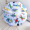 1pc Airplane Theme Pattern Umbrella Portable Folding Umbrella Iron Frame Hole Bone Structure Outdoor Home Umbrella