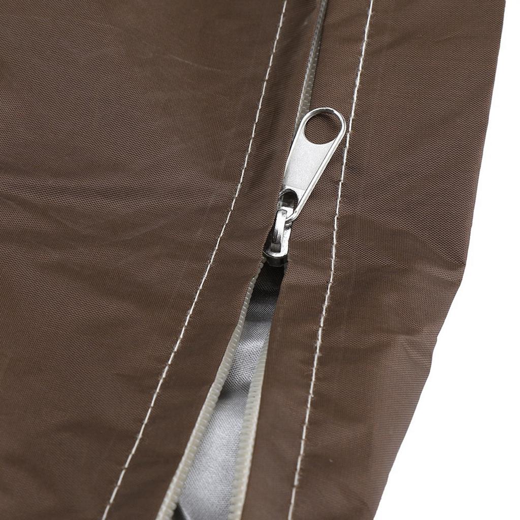 Wasserdichter staubdichter Möbelstuhl-Sofa-Schutzbezug für Gartenterrasse im Freien Beige Braun
