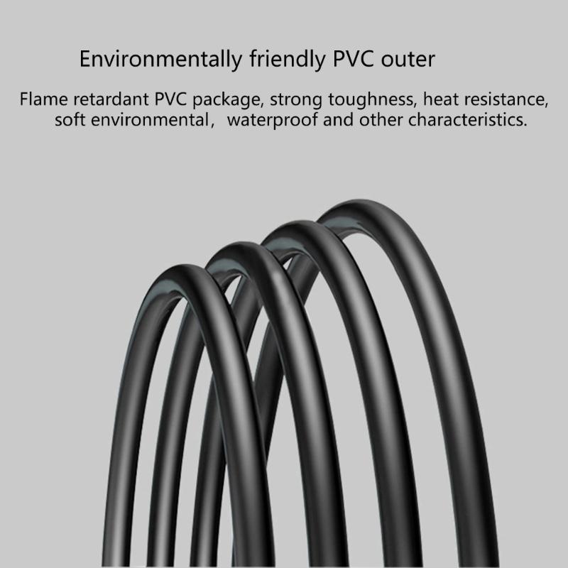4.8mm to 4.8mm Male to Double Female Extension Cord Socket Control Switching Suitable For Home Office Outdoor