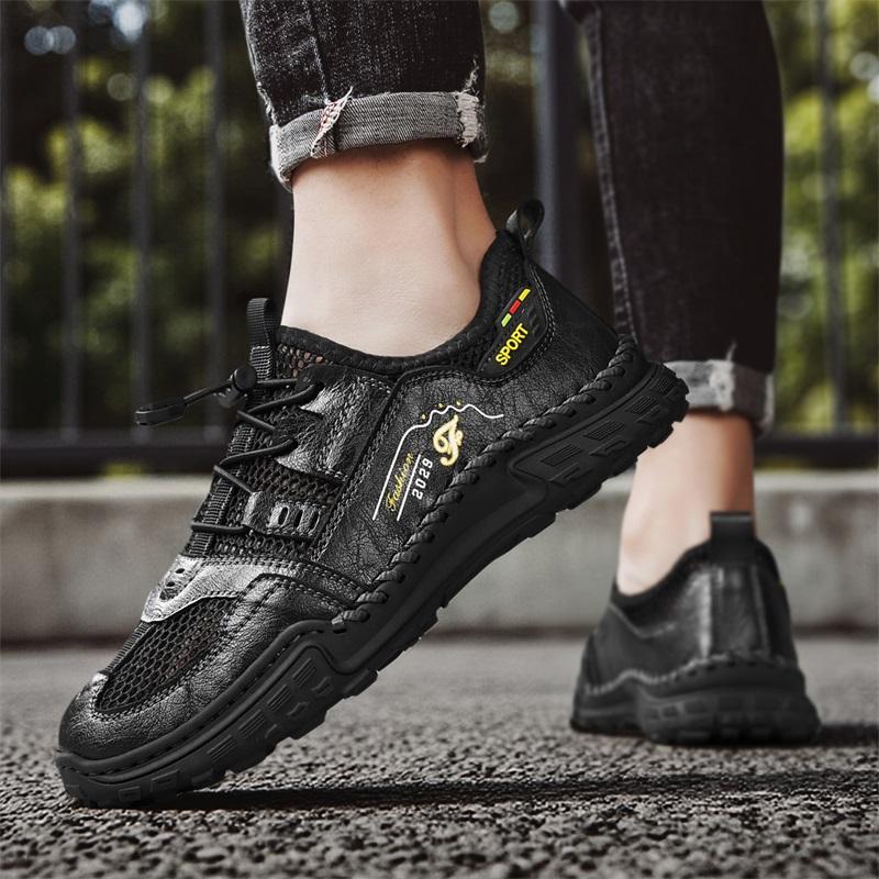 38-48 Men's Casual Sandals Breathable Mesh Shoes Lightweight Running Sneakers