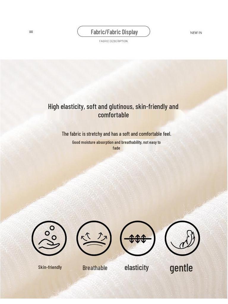 Women's Slim Fit U-Neck Long Sleeve T-Shirt - Spring Style