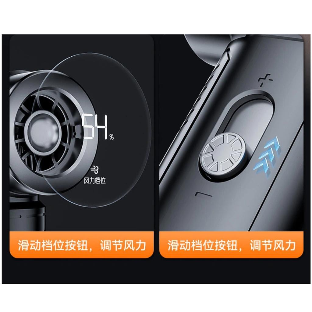 Mini Handheld Turbo Hurricane Fan High Speed Powerful Strong Wind Outdoor Camping Portable Cooling Fan