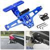 Adjustable License Plate Bracket Aluminum Zinc Zinc Alloy Turn Signal LED Lamp Holder  Motorbike Parts