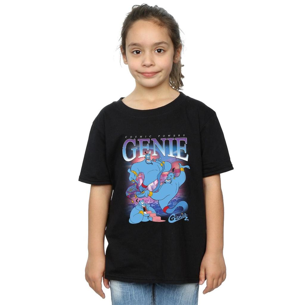 Aladdin Girls Genie Montage Cotton T-Shirt