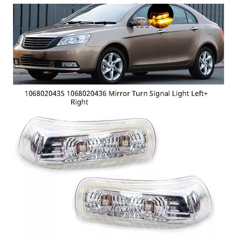 Aftermarket Auto Parts Good Quality 1068020435 1068020436 Mirror Turn Signal Light Left Right For Geely Ec7 Ec7-Rv-M53K