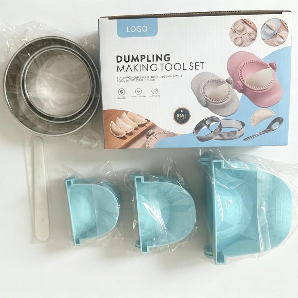 Manual Dumpling Mold - Large Size Handmade Dumpling Maker for Wrapping and Pinching Dumpling Skins