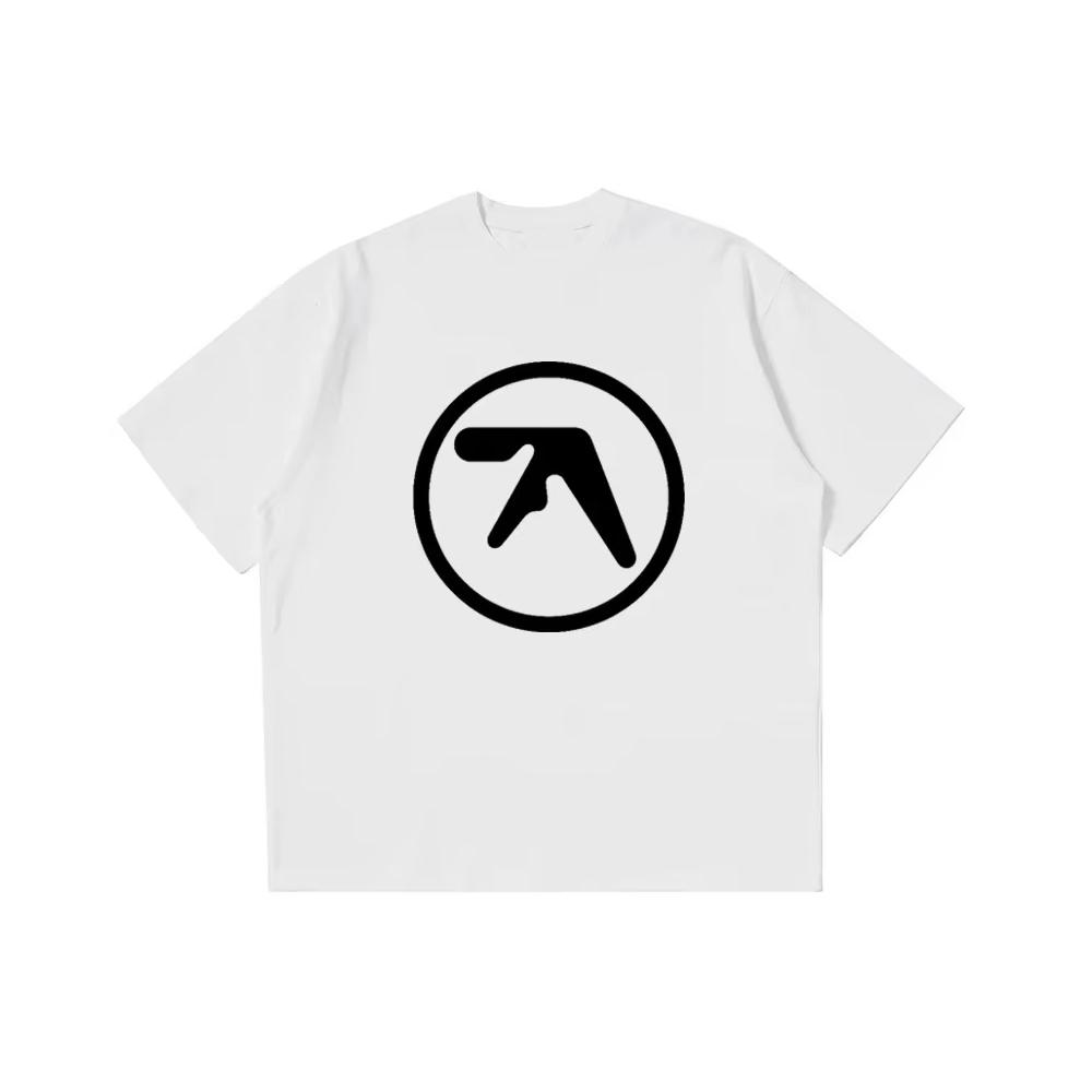 2025 Summer Korean style women Tshirt Aphex Twin Y2k Streetwear Graphic Fashion Printing Harajuku Vintage Styles Oversized Tops