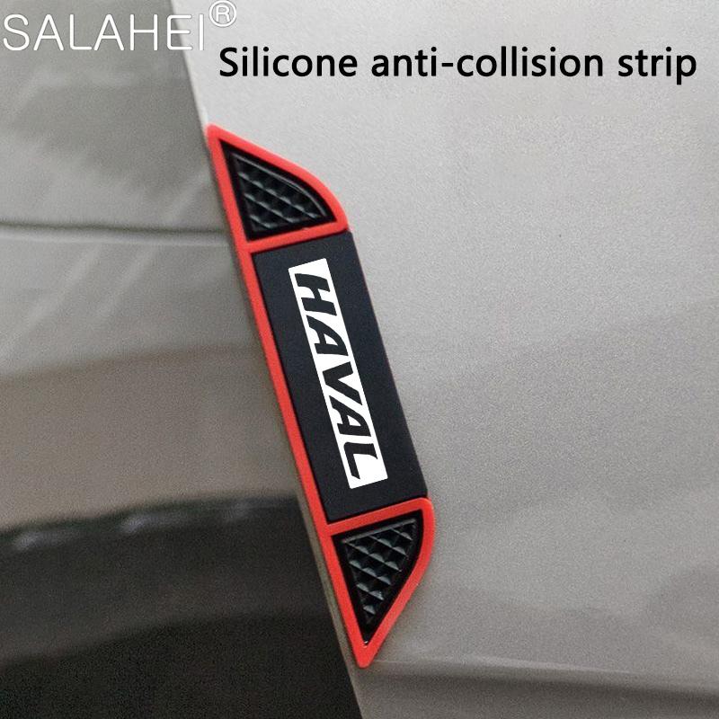 Für Great Wall Haval H7 Dargo M6 H9 F7 Jolion X DOG XY 4 Stück Auto Tür Kratzschutz Aufkleber Gummi Antikollisionsleiste