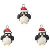 20X25mm Animal Pendant Resin Cartoon Penguin Pendant Charms Light Weight   For Earring