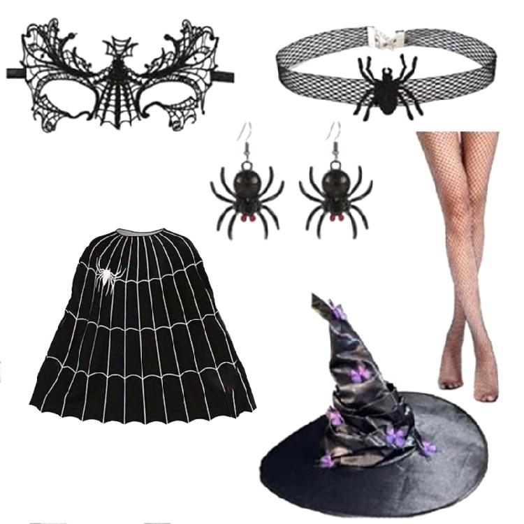 Halloween Witch Cosplay Accessories, Witch Cosplay Costume Accessories for Girl Kid Carnivals, Masquerade, Cosplay Party
