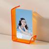 Acrylic L-Shaped Double-Sided Transparent Photo Frame, No-Punch, Thickened Dopamine Colors
