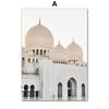 Arabian Palace Muslim Mosque Islamic Script East Gate Wall Art Print Canvas Painting Living Room Decor Poster And Home Picture