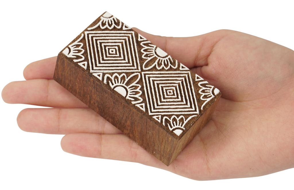IBA Indianbeautifulart Textile Printing Block Asian Border Motif Hand Carved Wooden Stamp Wood Block Printing Textile Stamps